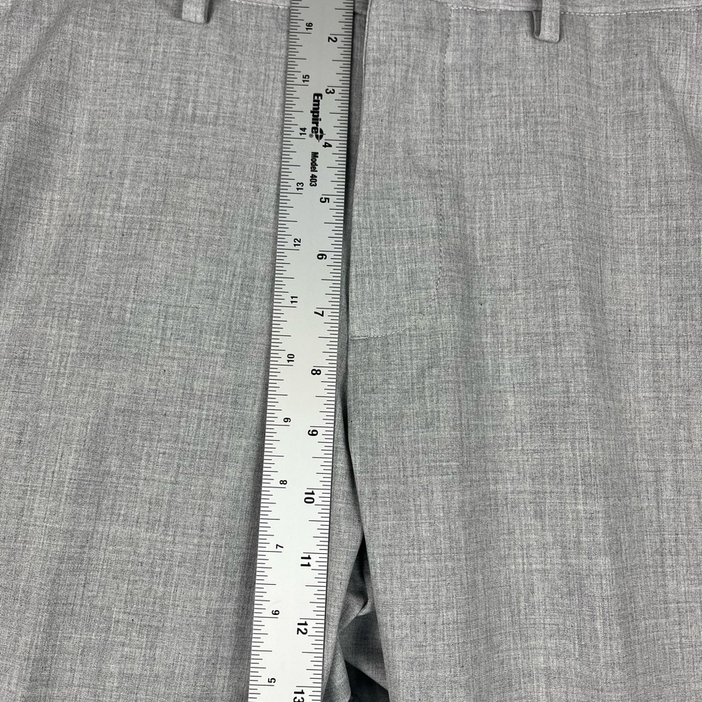 Classic Gray Men's Flat Front Shorts